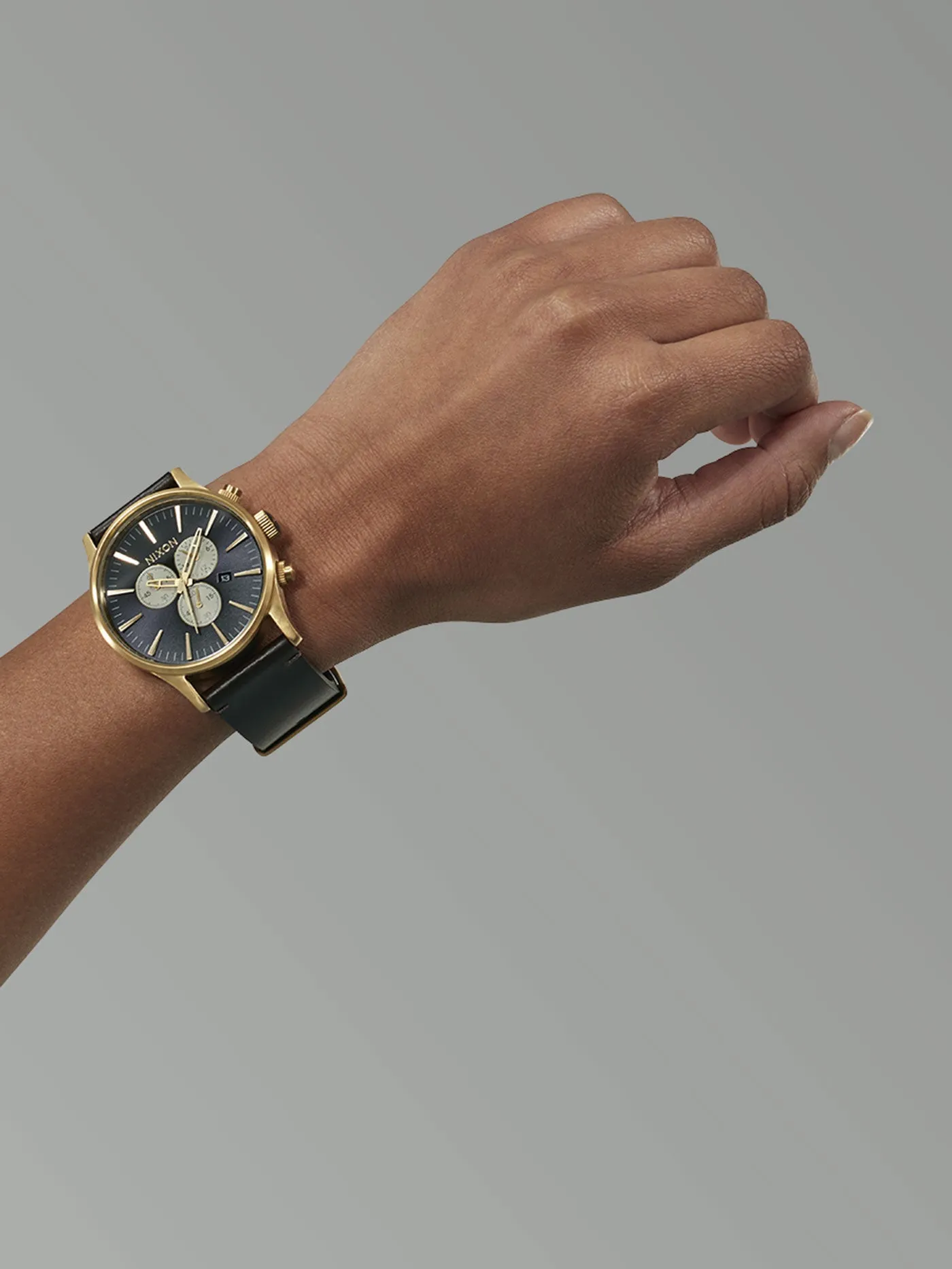 Sentry Chrono Leather Watch
