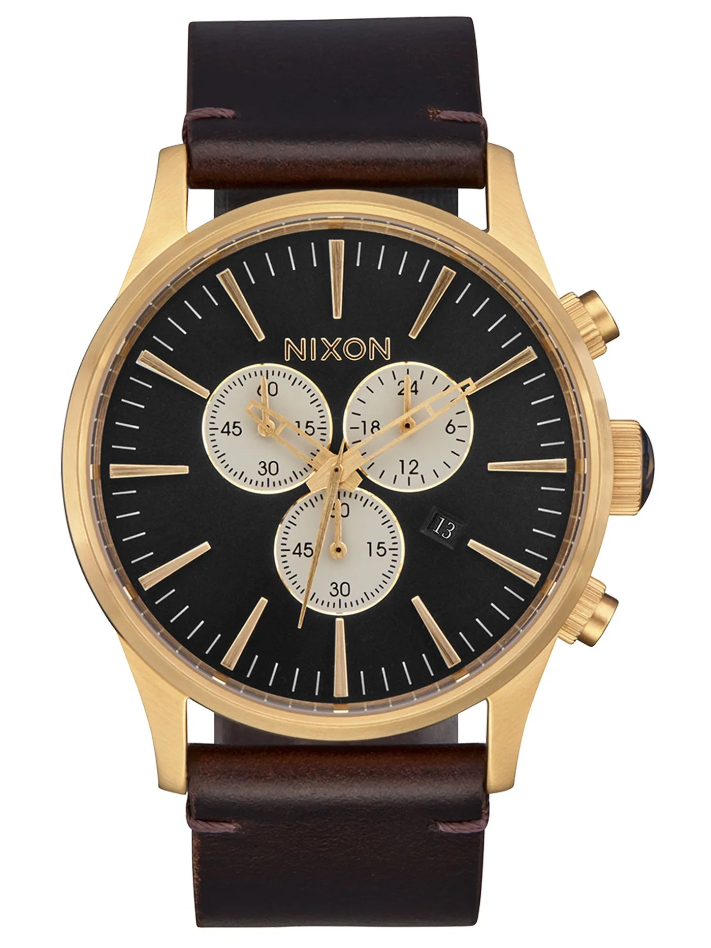 Sentry Chrono Leather Watch