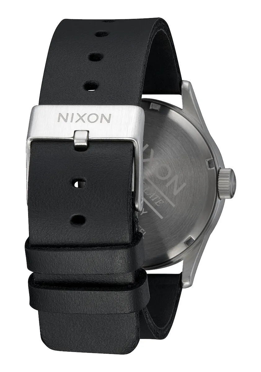 Sentry Leather - All Silver/Black