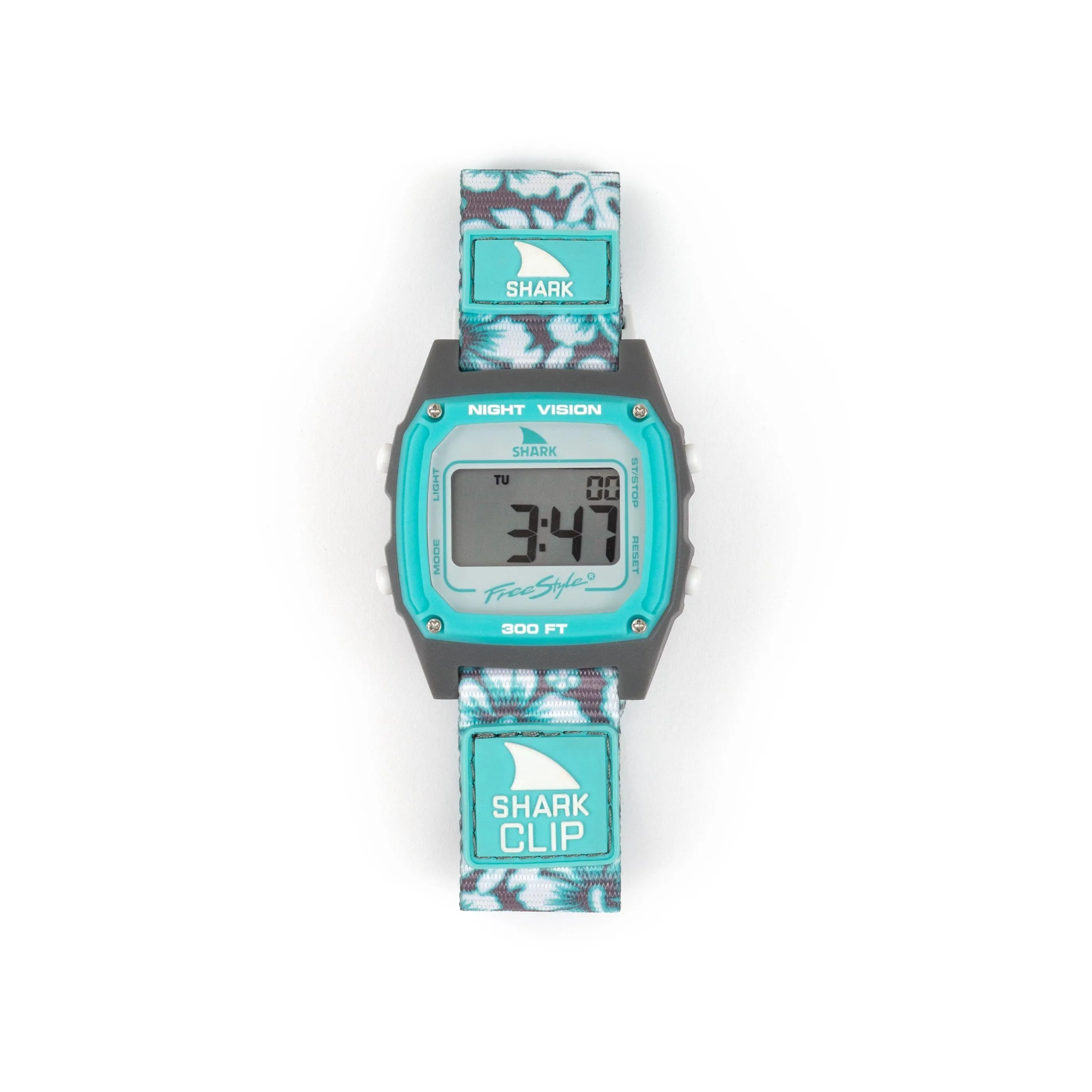 SHARK CLASSIC CLIP AQUA HIBISCUS