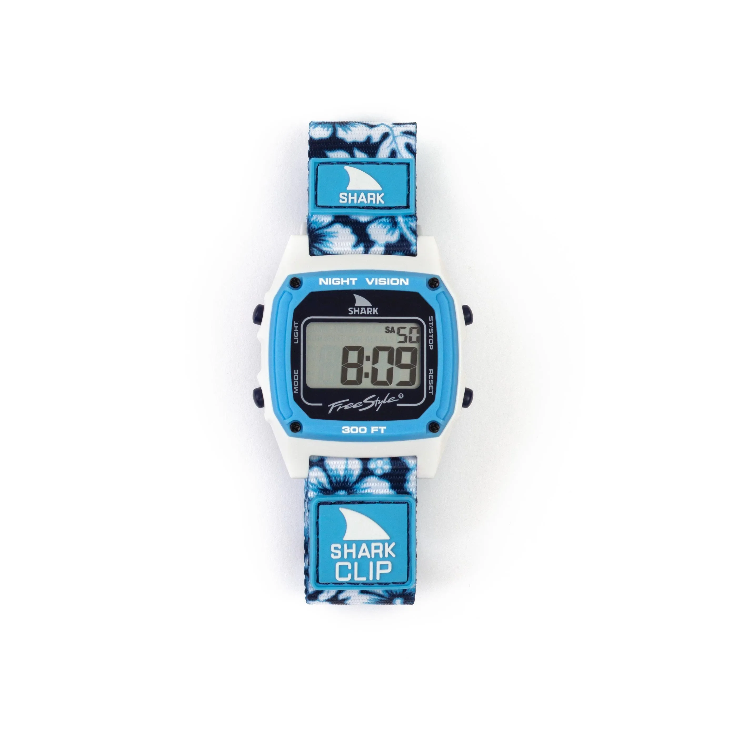 SHARK CLASSIC CLIP BLUE HIBISCUS