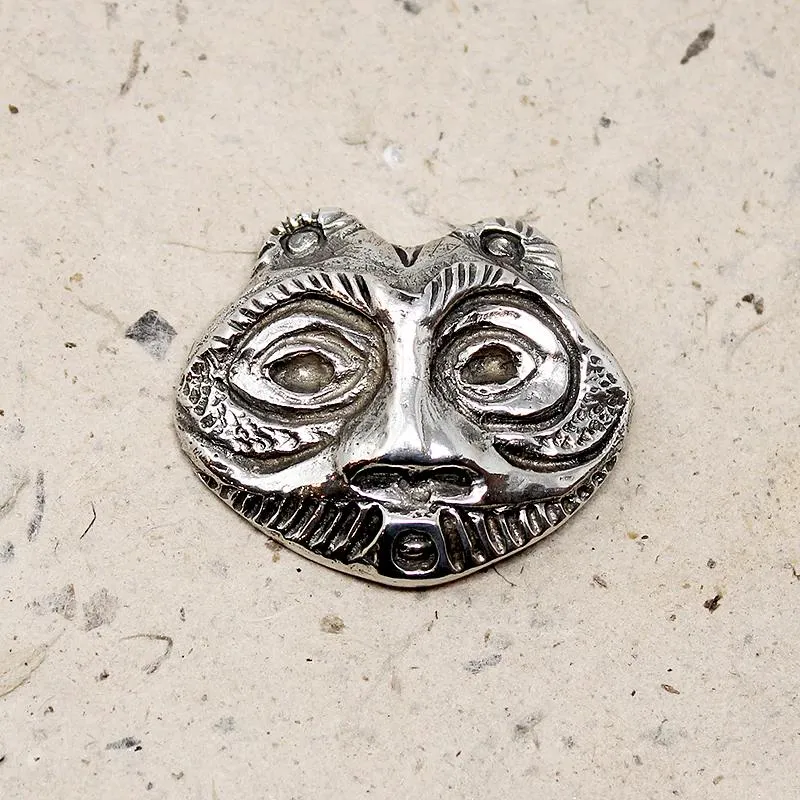 She Who Watches Brooch by Lillian Pitt