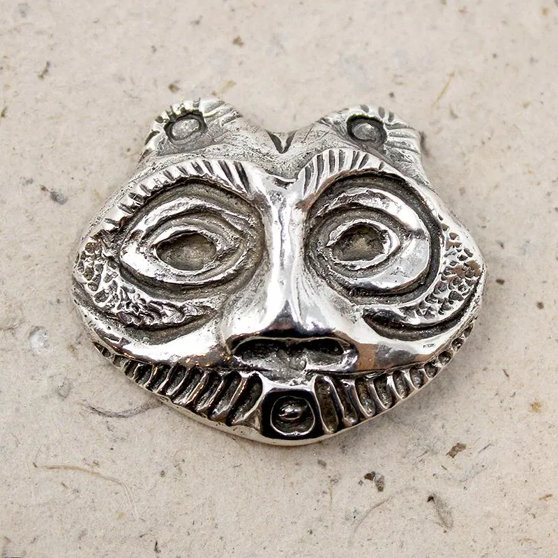 She Who Watches Brooch by Lillian Pitt
