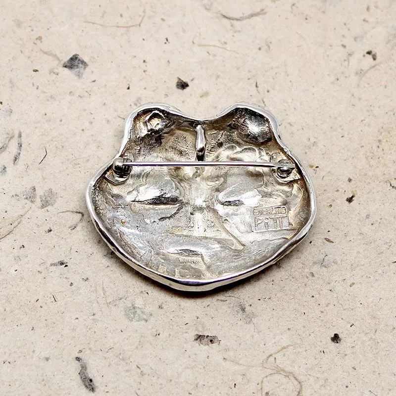 She Who Watches Brooch by Lillian Pitt