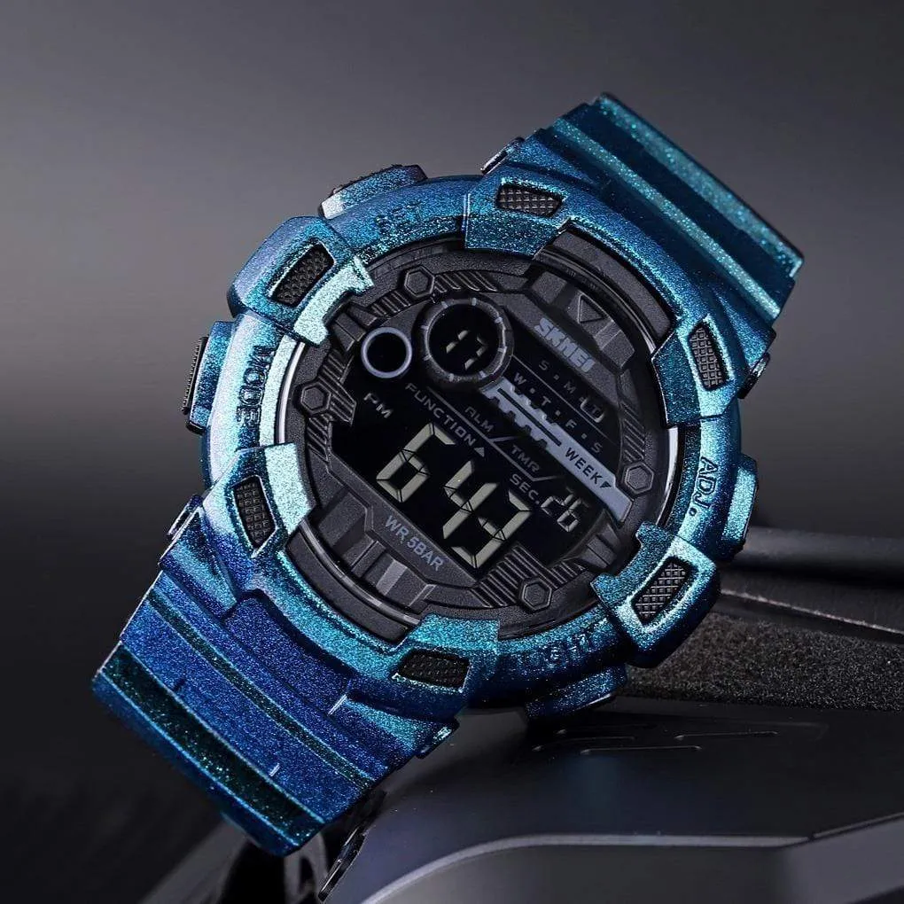 Skmei 1243 Original Digital waterproof Sports wrist watch Chronograph for Boys For Men