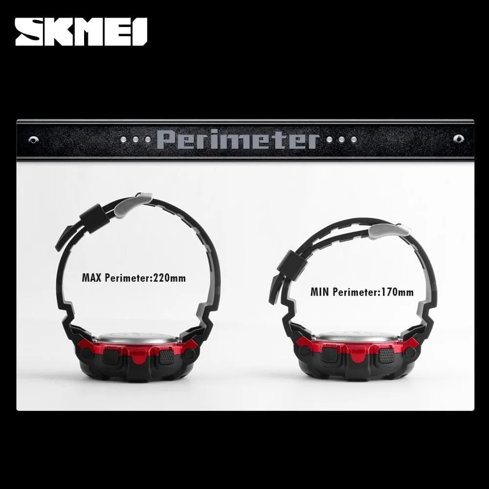 Skmei 1243 Original Digital waterproof Sports wrist watch Chronograph for Boys For Men