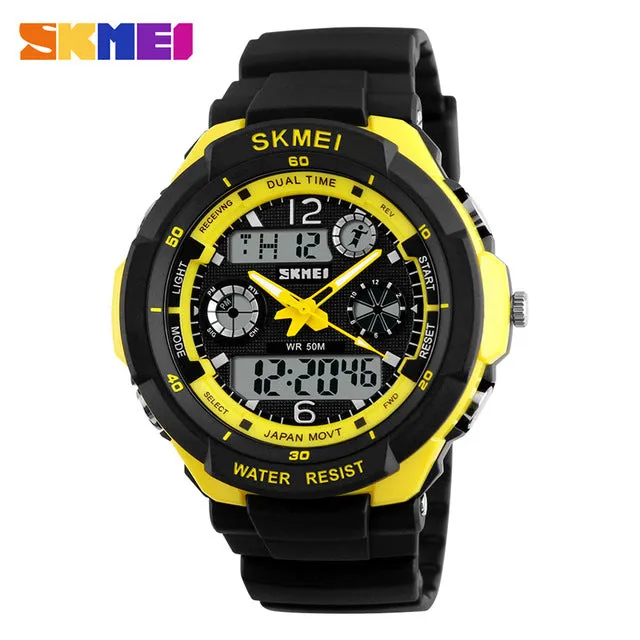 SKMEI Luxury Brand Sports Watches Shock Resistant Men LED Watch Military Digital Quartz Wristwatches Relogio Masculino 0931