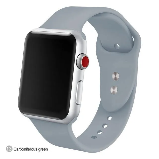Soft Silicone Replacement Sport Band For Apple Watch