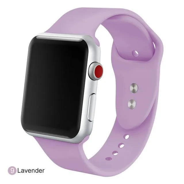 Soft Silicone Replacement Sport Band For Apple Watch