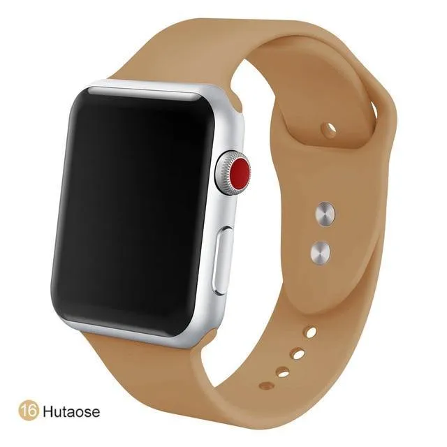 Soft Silicone Replacement Sport Band For Apple Watch