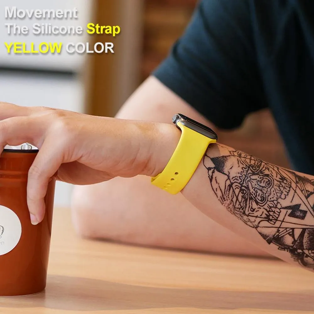 Soft Silicone Replacement Sport Band For Apple Watch