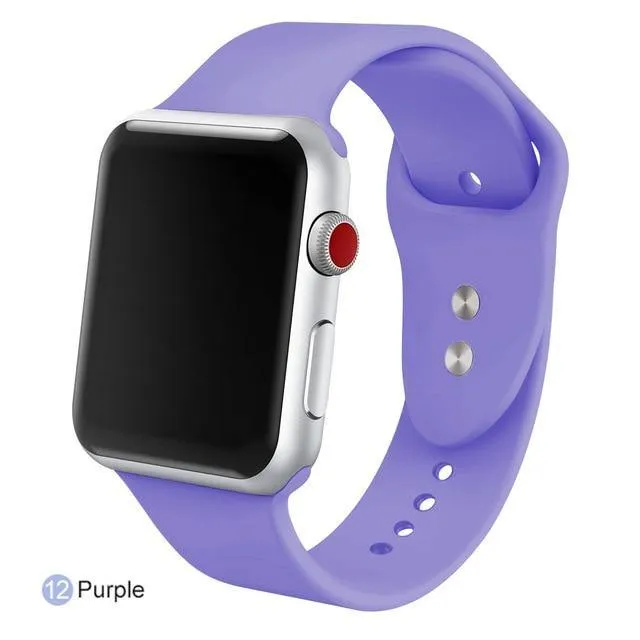 Soft Silicone Replacement Sport Band For Apple Watch