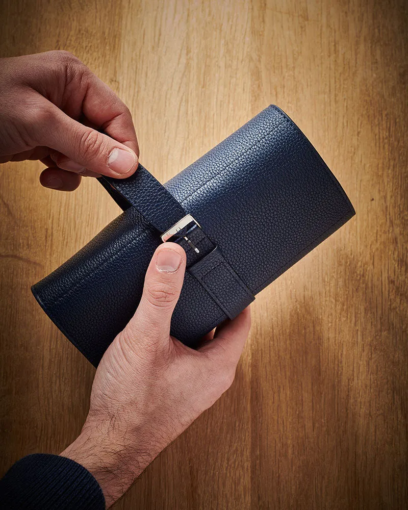 Soft Watch Roll Calfskin - Navy Blue