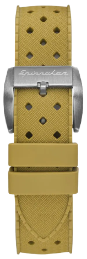 Spinnaker Oahu Tropic Rubber strap 20mm Light Brown SP-STRAP20-RT04