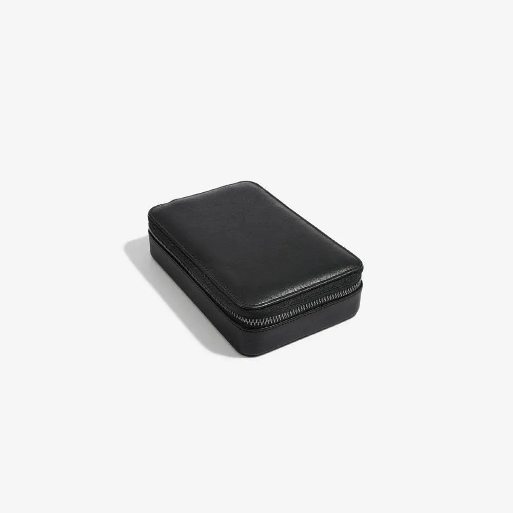 Stackers Travel Zipped Watch/Cufflinks Box