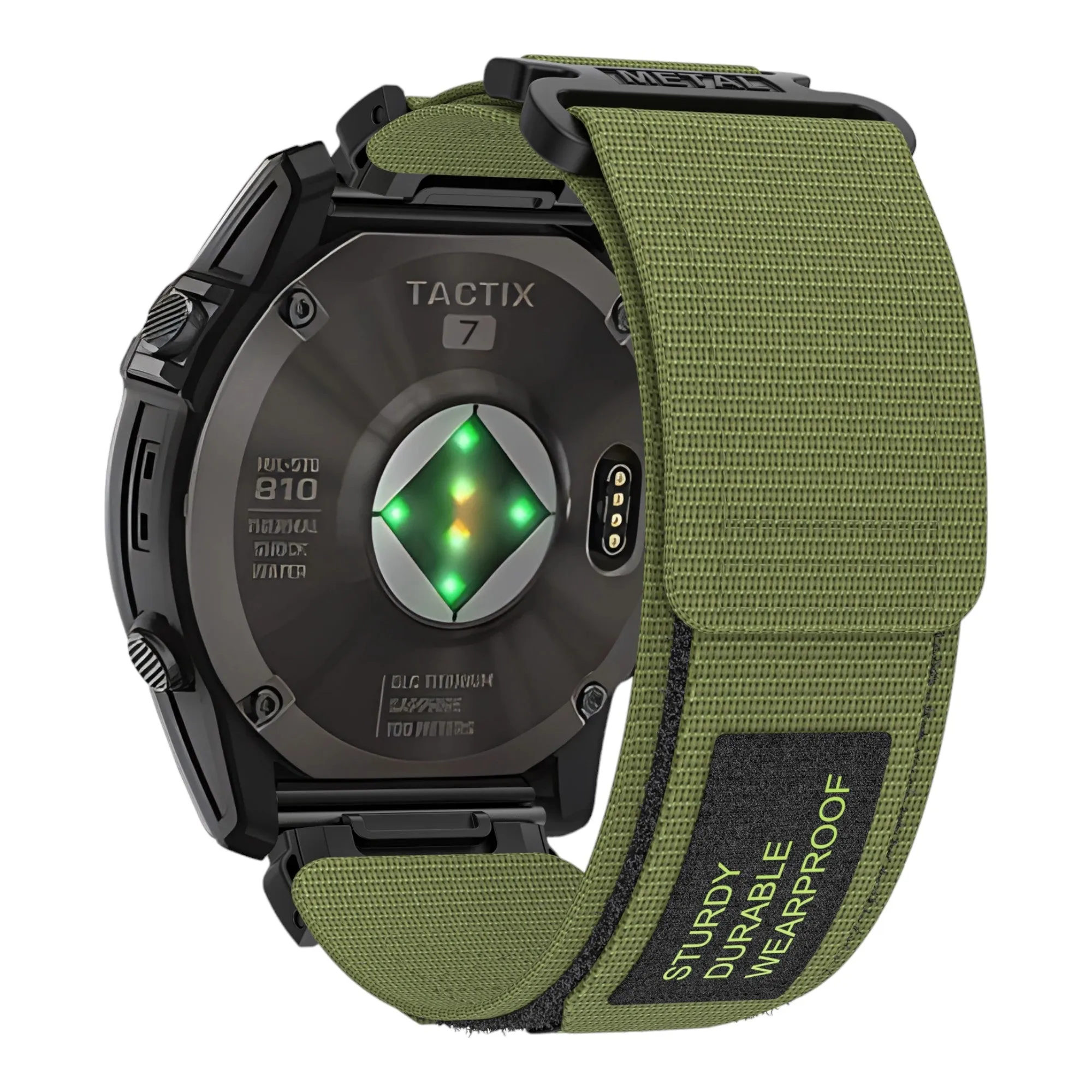 Tactical Combat Watch Straps compatible with Garmin Quickfit Watches
