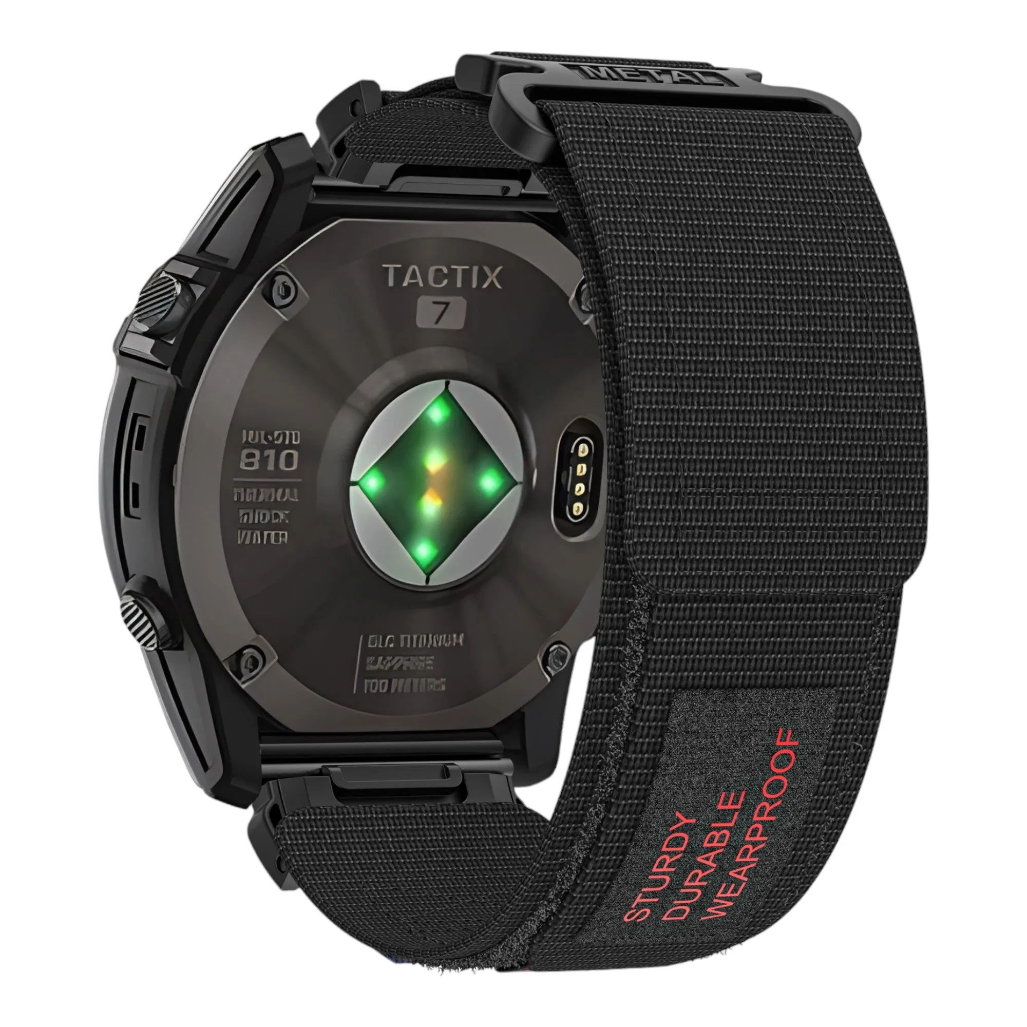 Tactical Combat Watch Straps compatible with Garmin Quickfit Watches