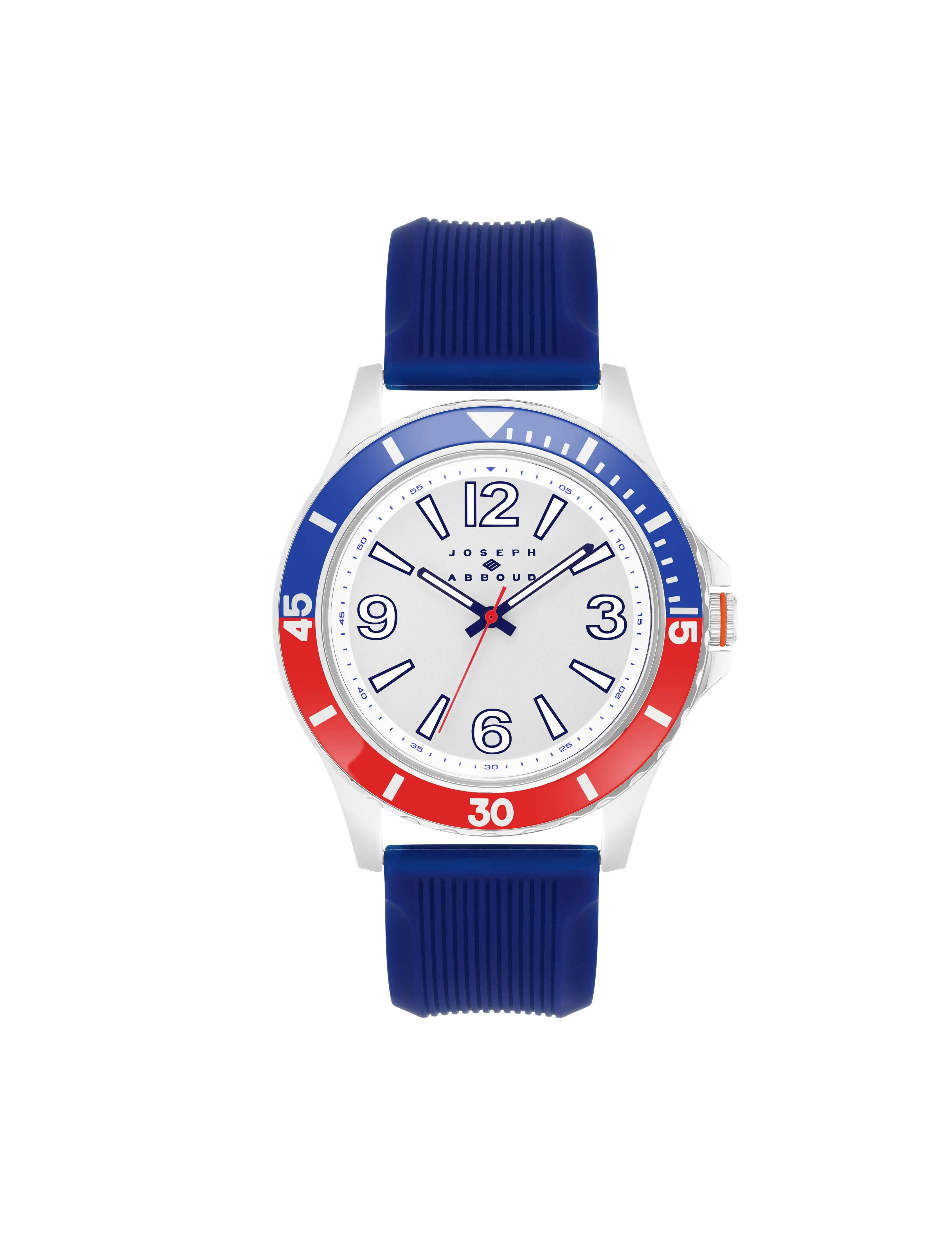 Textured Silicone Strap Watch