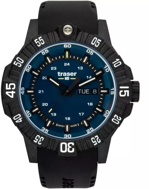 TH3 Watch Tactical P99 Q Blue Rubber