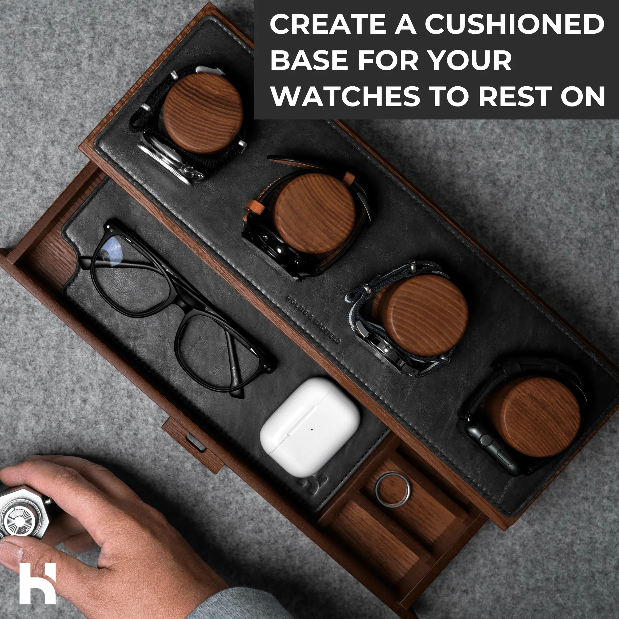 The Watch Deck Mate - Vegan Leather Padding