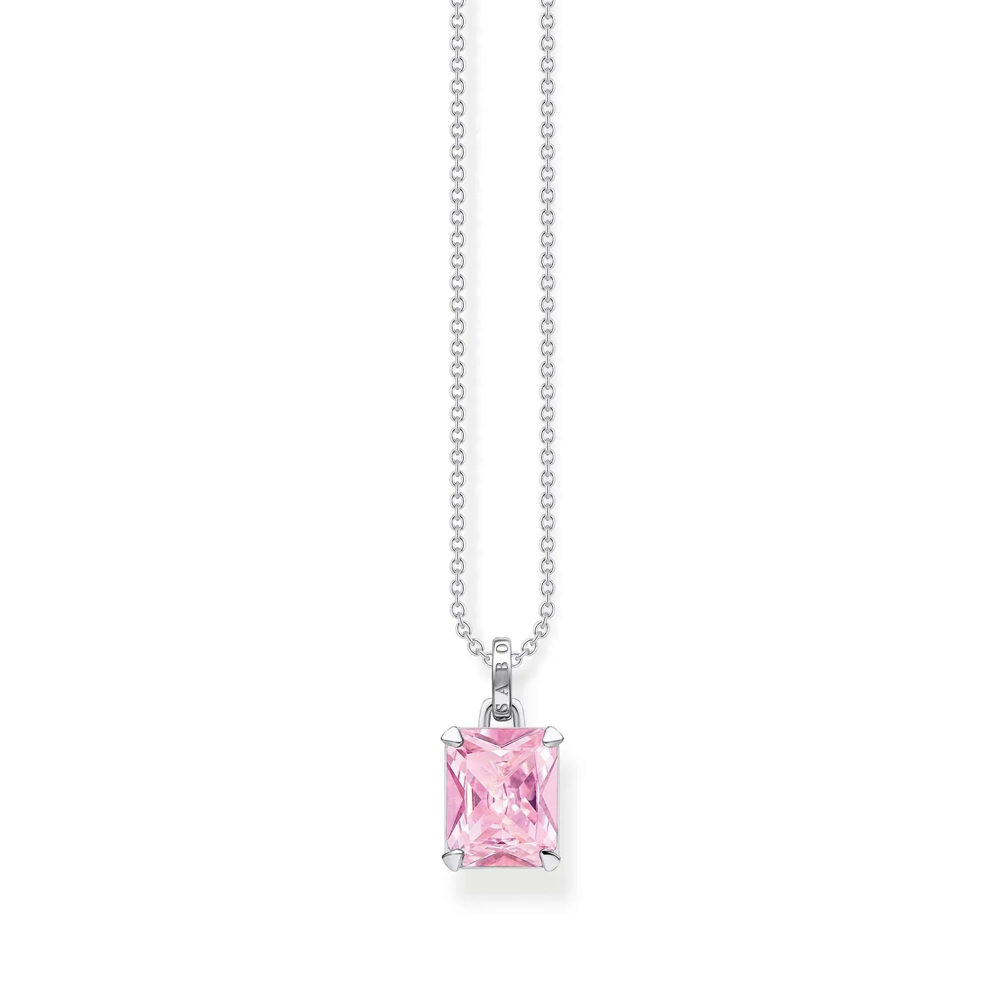THOMAS SABO Heritage Pink Stone Necklace