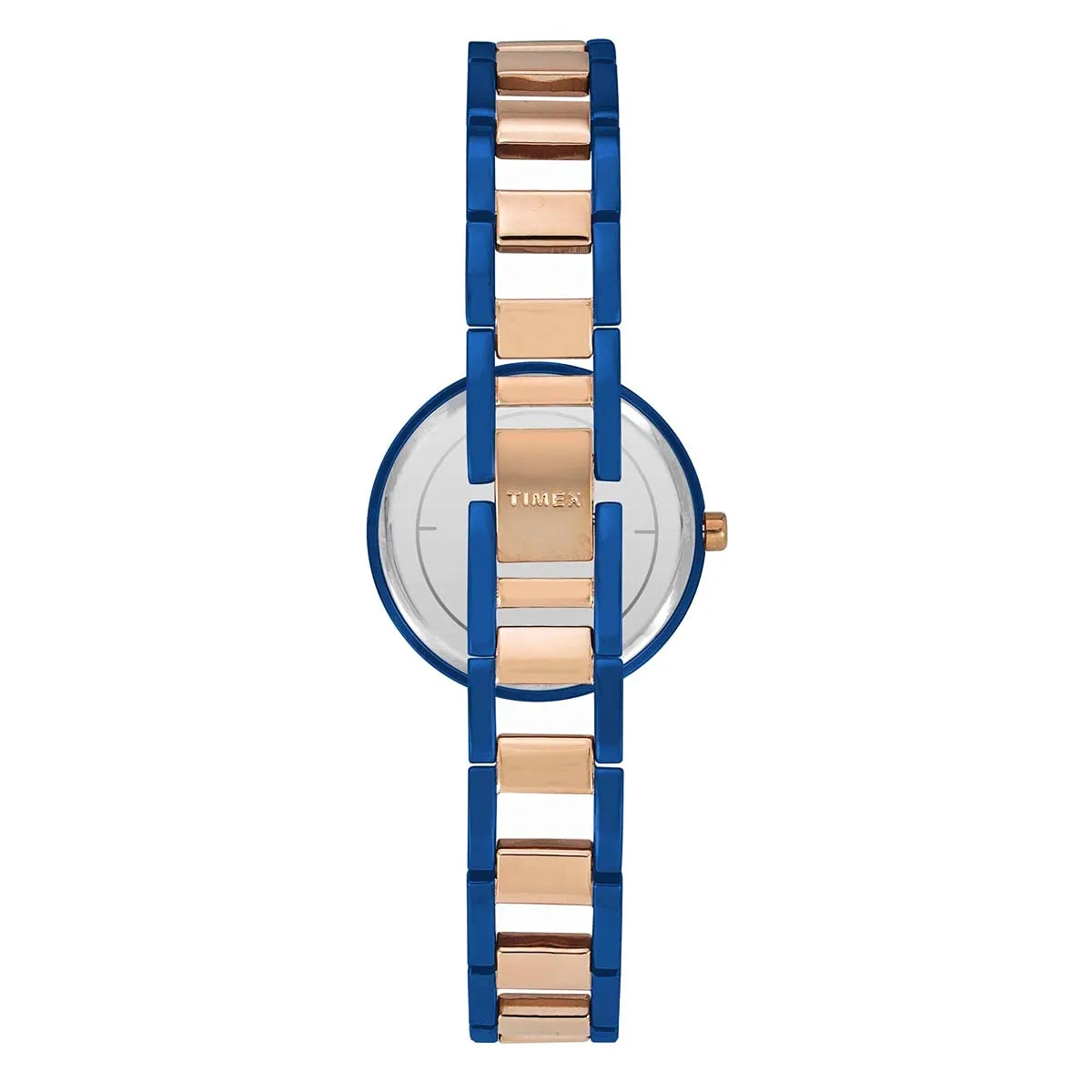 TIMEX Women Stainless Steel Fria Analogue Turquoise Dial Watch-Twel15303, Band Color-Blue