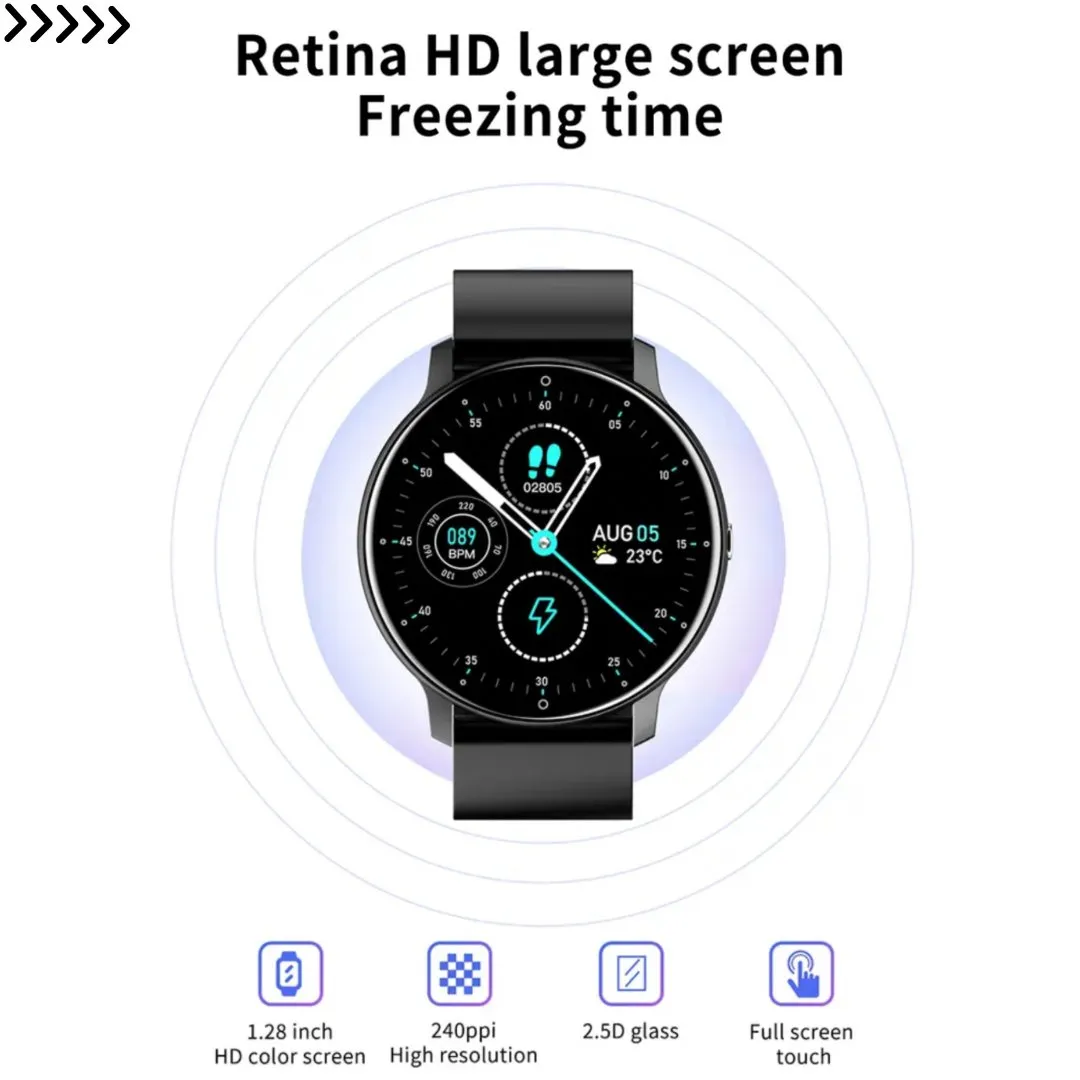 TUTT C9 Men Women Fashion 1.28” Screen Smartwatch BT Calling IP67 Waterproof Oxygen Level Heart Rate Sleep Monitoring Multi Sport Activity Tracking