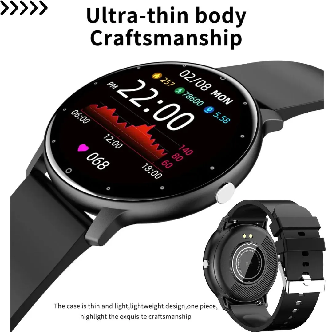 TUTT C9 Men Women Fashion 1.28” Screen Smartwatch BT Calling IP67 Waterproof Oxygen Level Heart Rate Sleep Monitoring Multi Sport Activity Tracking