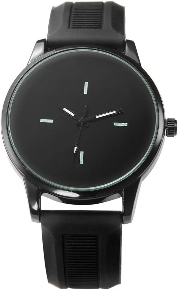 Unisex Silicone Band Analog Quartz Casual Watches Easy to Read Dial with Second Hand Jelly Color Women Men Wrist Watch