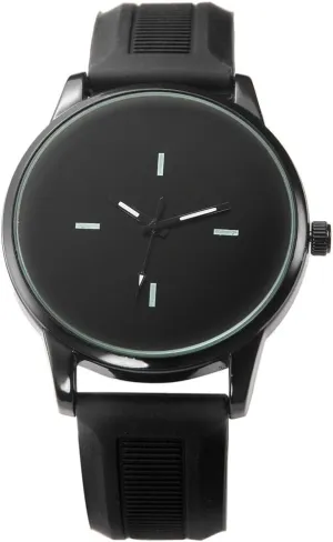 Unisex Silicone Band Analog Quartz Casual Watches Easy to Read Dial with Second Hand Jelly Color Women Men Wrist Watch