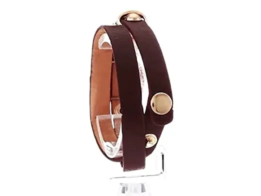 U.S. Polo Assn. USC40096 Women's Stainless Steel Quartz Watch with Patent Leather Strap
