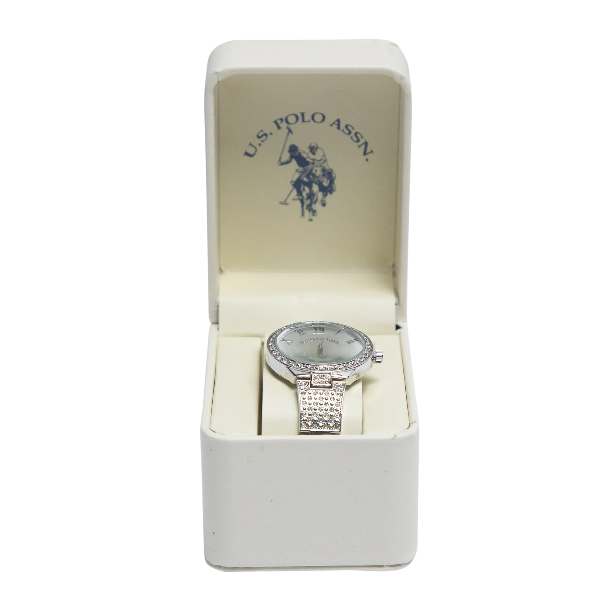 U.S. Polo Assn. Women's USC40322 Analog-Quartz Watch With Silver Alloy Strap