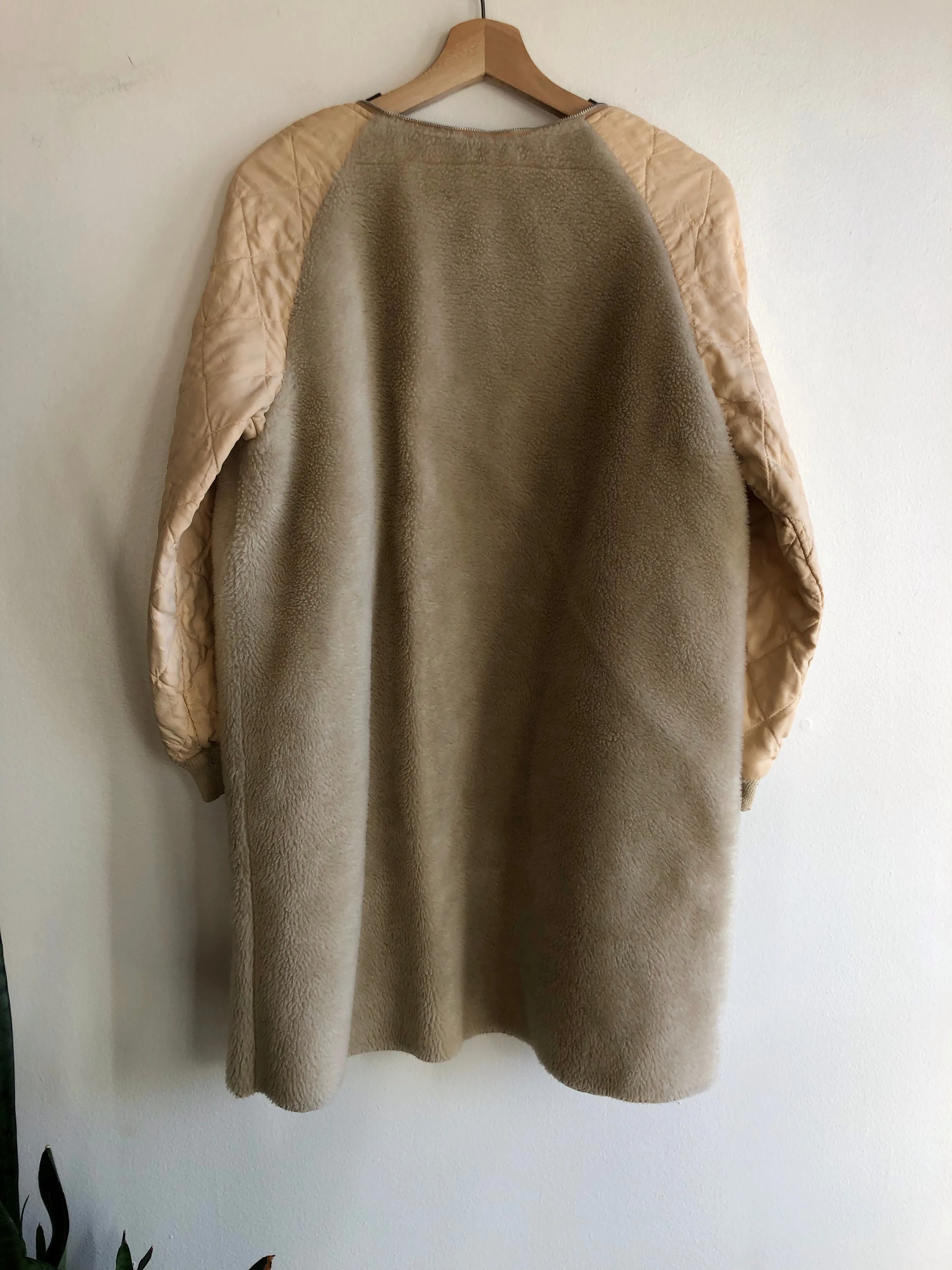Vintage 1960s Military Trench Coat Liner