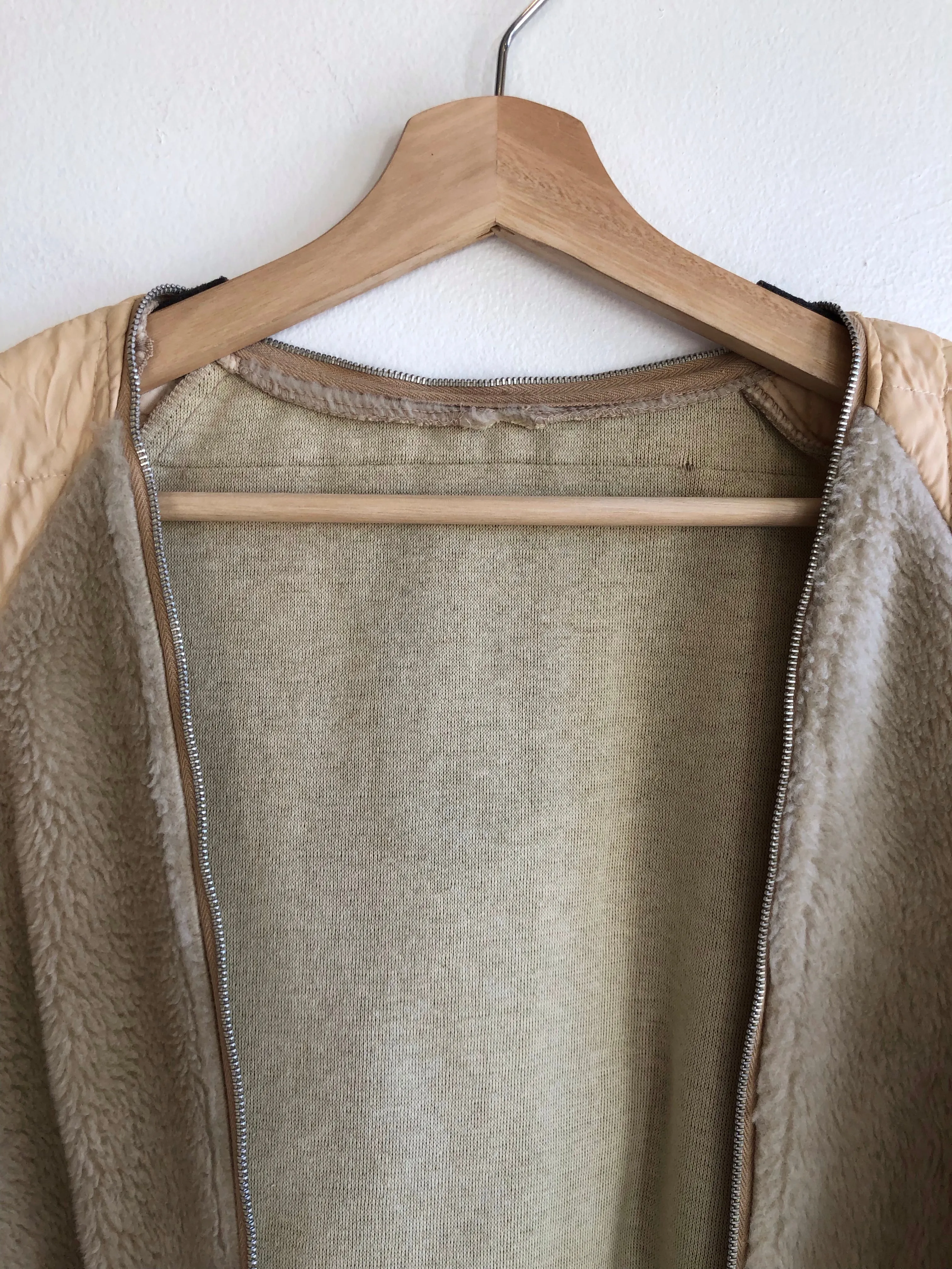 Vintage 1960s Military Trench Coat Liner