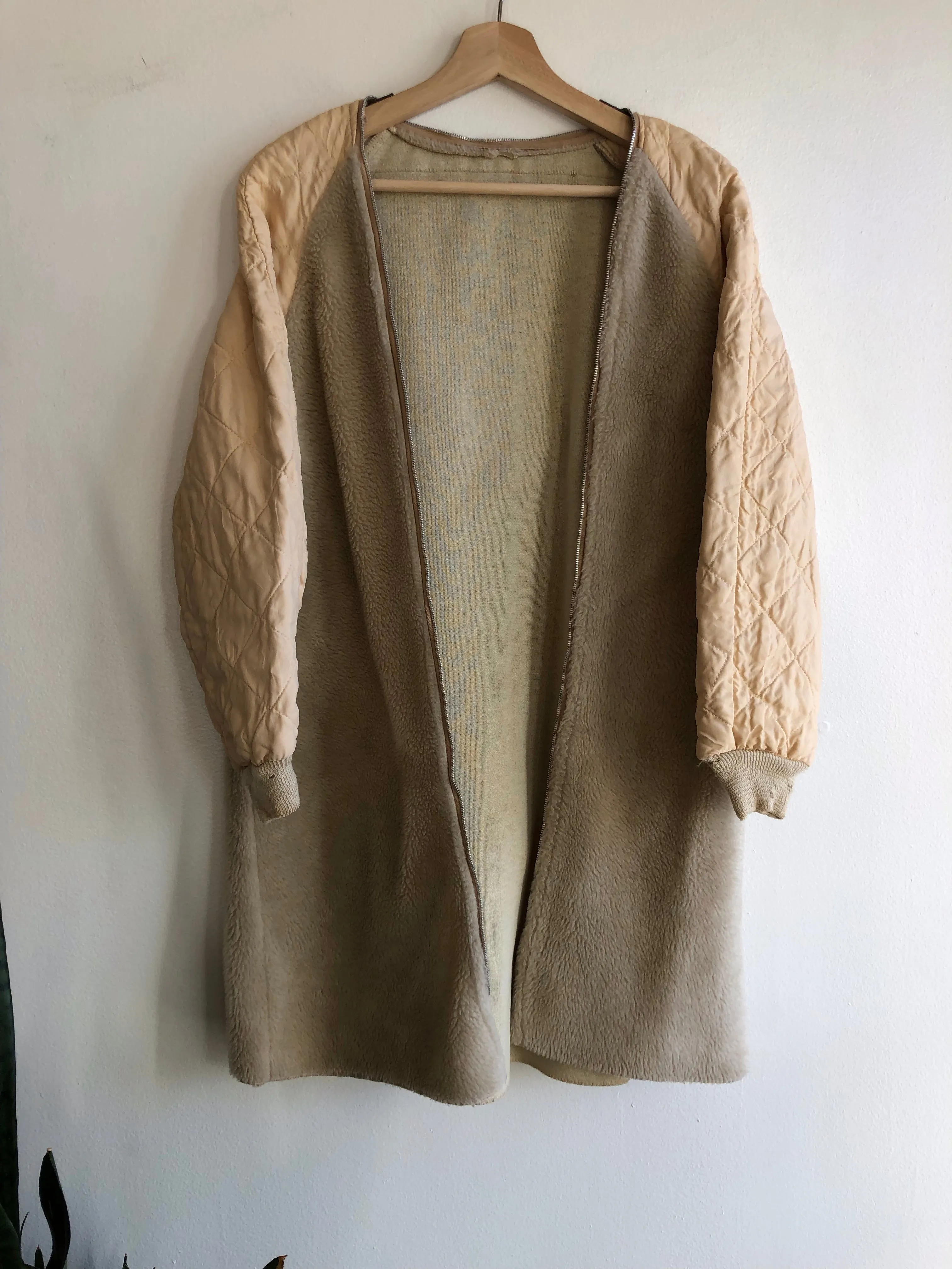 Vintage 1960s Military Trench Coat Liner