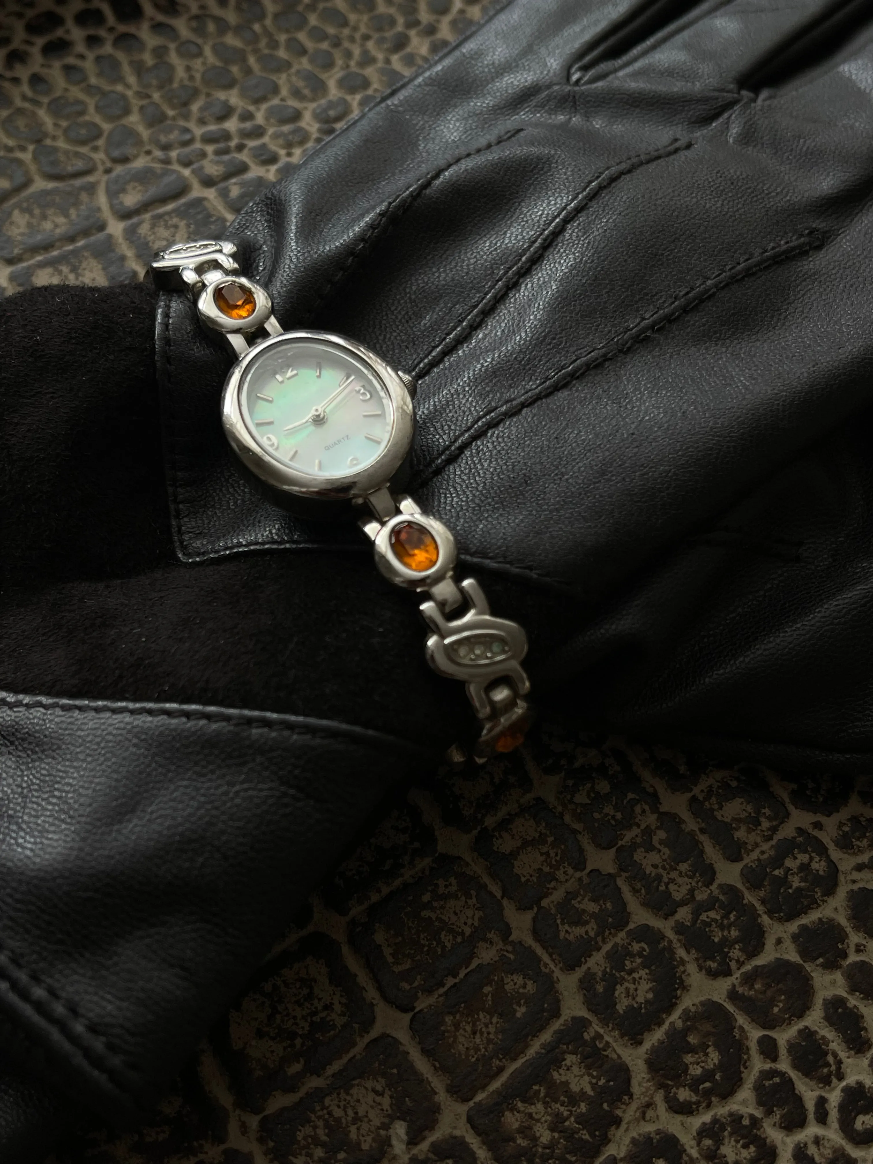 VINTAGE WATCH WITH GEMSTONES
