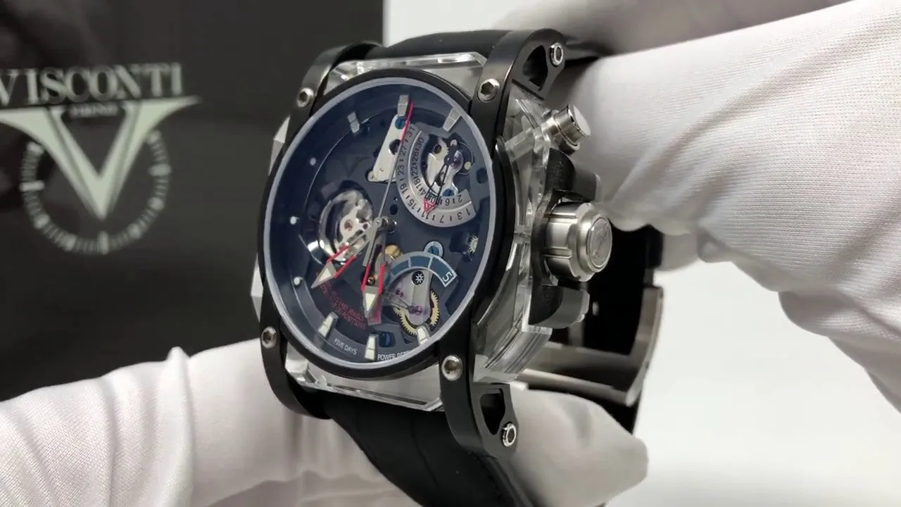 Visconti Watch 2Squared Crystal Demo Smoke W107-03-173