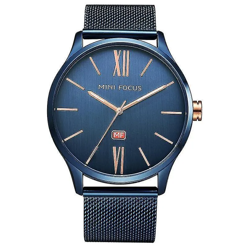 Watches waterproof steel mesh quartz watch gold