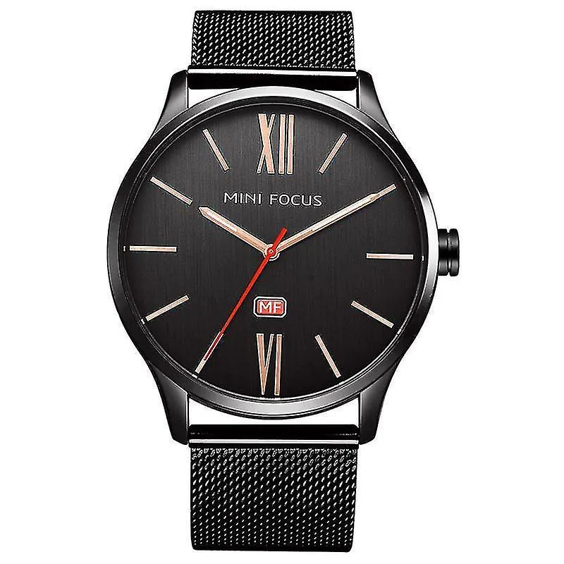 Watches waterproof steel mesh quartz watch gold