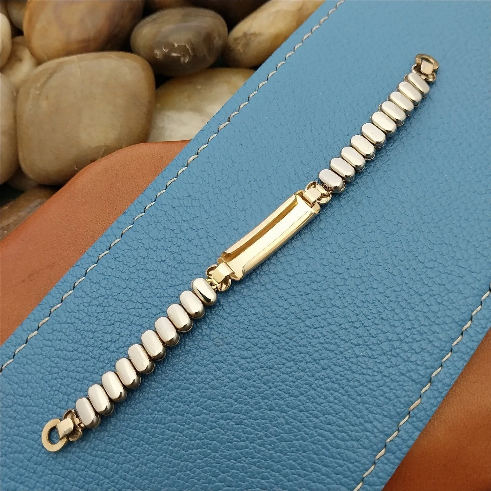 Womens Kestenmade USA Petite Yellow Gold-Filled 1940s Vintage Watch Band