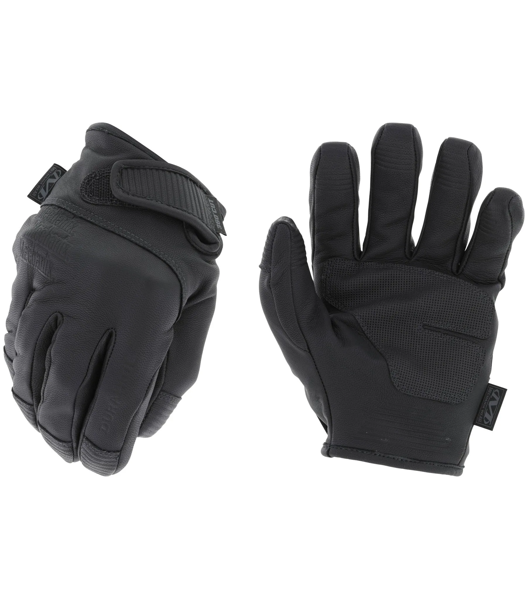 Work Gloves - Mechanix Wear Durahide™ Leather Needlestick Law Enforcement Gloves, NSLE-55